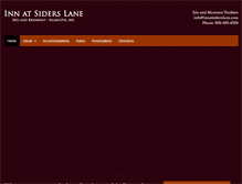 Tablet Screenshot of innatsiderslane.com